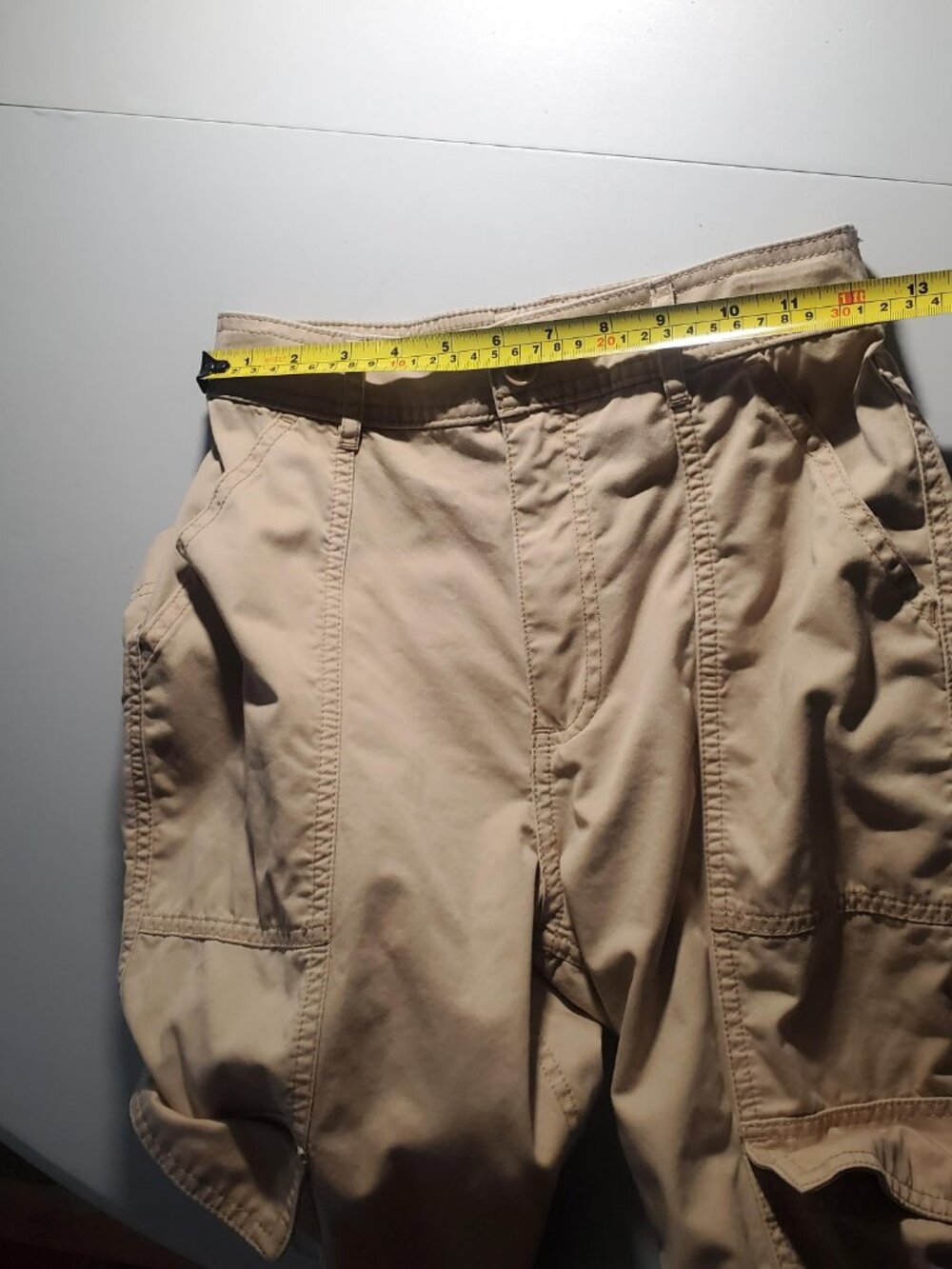 Abercrombie & Fitch relaxed utility cargo pants in tan Women's sz 2short/26w - Picture 6 of 16